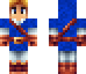 link traje azul