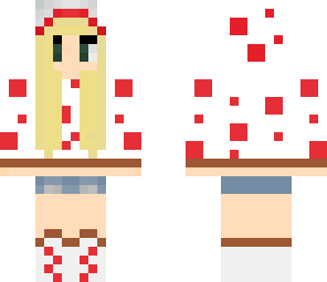 blond cake girl