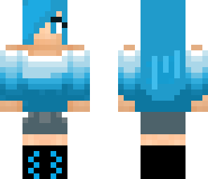 blue girl