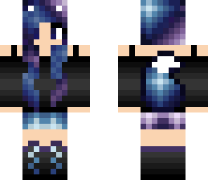 galaxy wolf girl edit