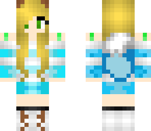 blue wolf girl