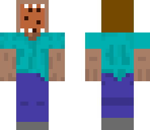 steve eating a cookie