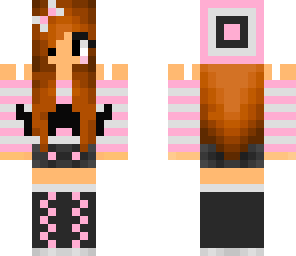 pink mustache girl