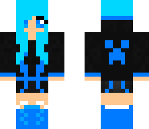 blue creeper girl