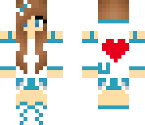 white-cyan-cute