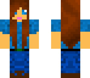 pretty blue girl
