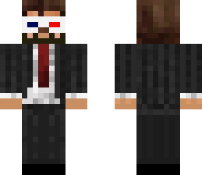 man in suit with red tie and 3d glasses