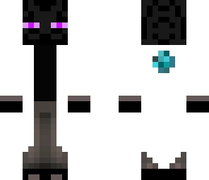 enderman with something