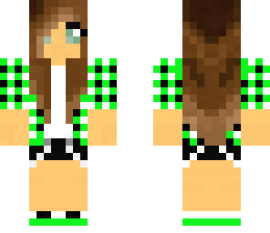 nice green girl