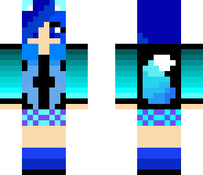 blue wolf girl