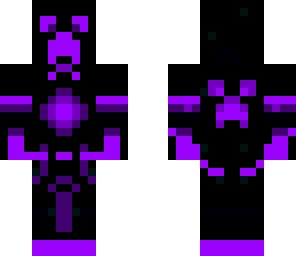 purple glowing creeper