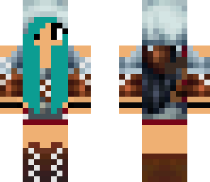 blue assassin girl 