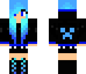 blue creeper girl