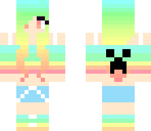 rainbow creeper girl