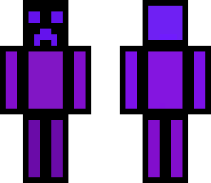 cool purple neon creeper