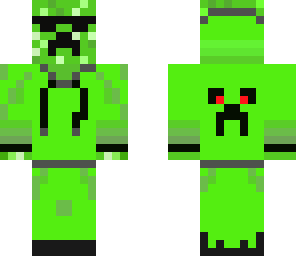 creeper in a hoodie