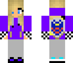 girl with hoodie and checkered gloves