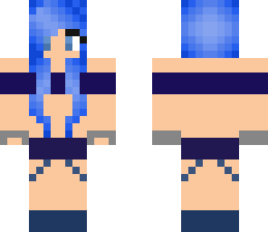 blue hair girl