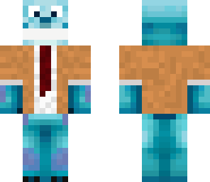 sully with a suit jacket on