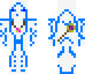 alloys blue and white robes