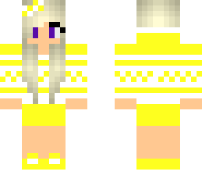 lemon girl with bow