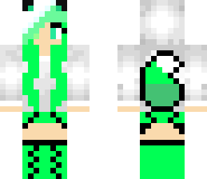 green cat girl edited