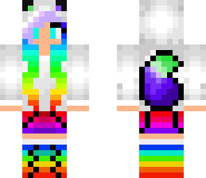 rainbow wolf
