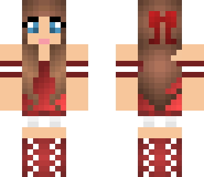 red cheerleader