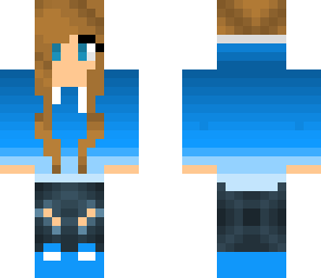 blue girl