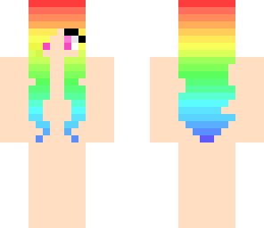 rainbow hair base