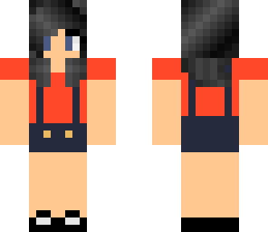 suspenders girl