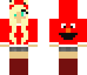 elmo girl hoodie
