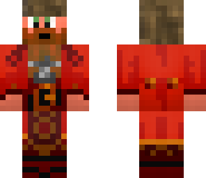 old dwarf with log helment