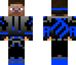 epic blue steve monster