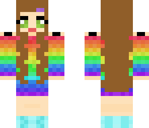 rainbow girl