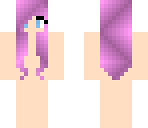pink hair skin base