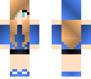 cute blue girl