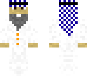 blue arab man