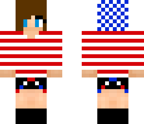 red white and blue teen