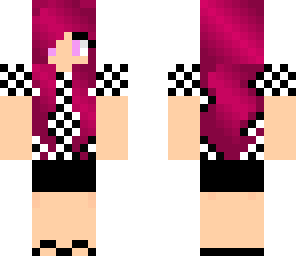 cute polka dress girl