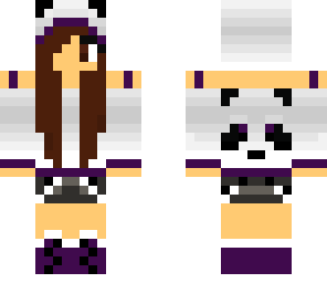 purple panda girl