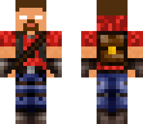 red adventurer herobrine