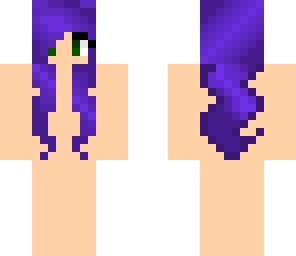 purple hair girl base