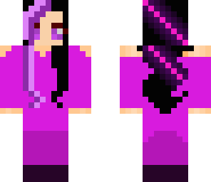 purple lazer girl