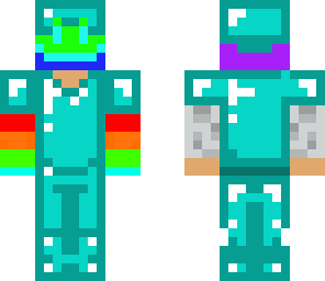 man in diamond armour