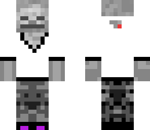deadlox as skeleton with hoodie