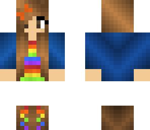 rainbow girl