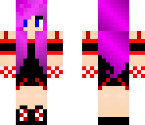 halloween goth girl skin