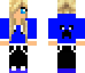 blue creeper girl