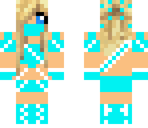 blue ninja girl